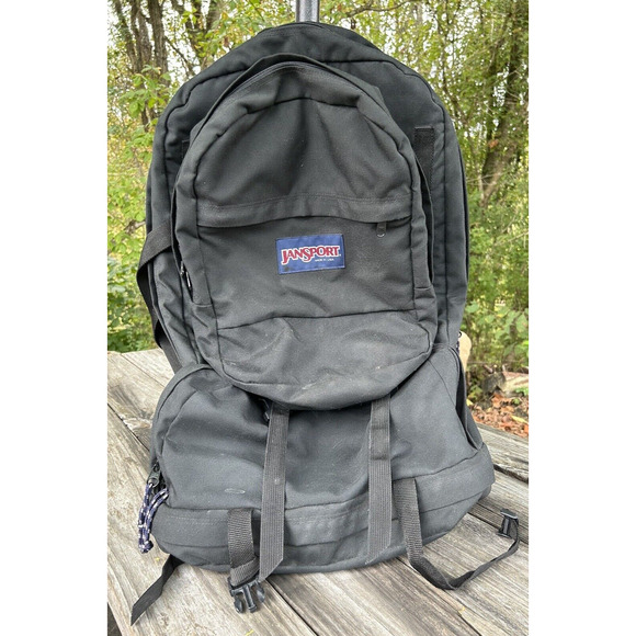 Jansport Other - Vintage Jansport Hiking Backpack with Detachable Day Pack No Frame Black